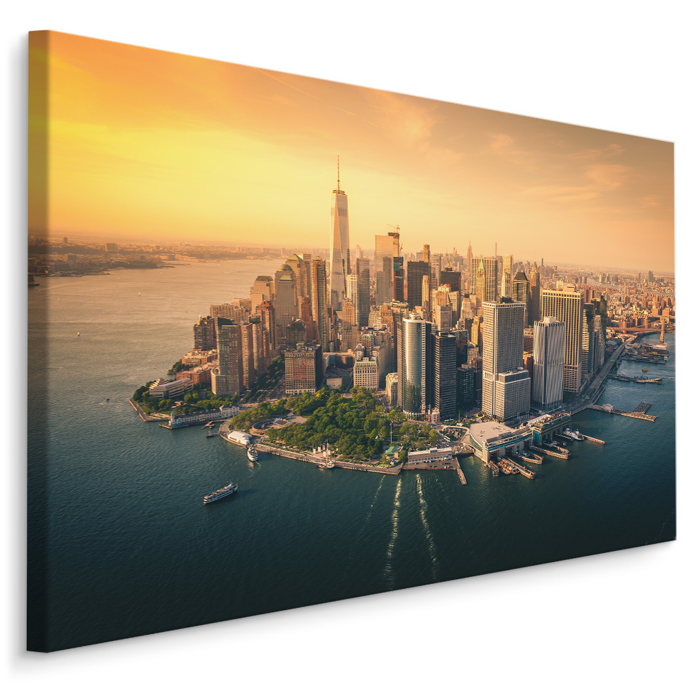 MyBestHome BOX Plátno Panorama Manhattanu Varianta: 90x60