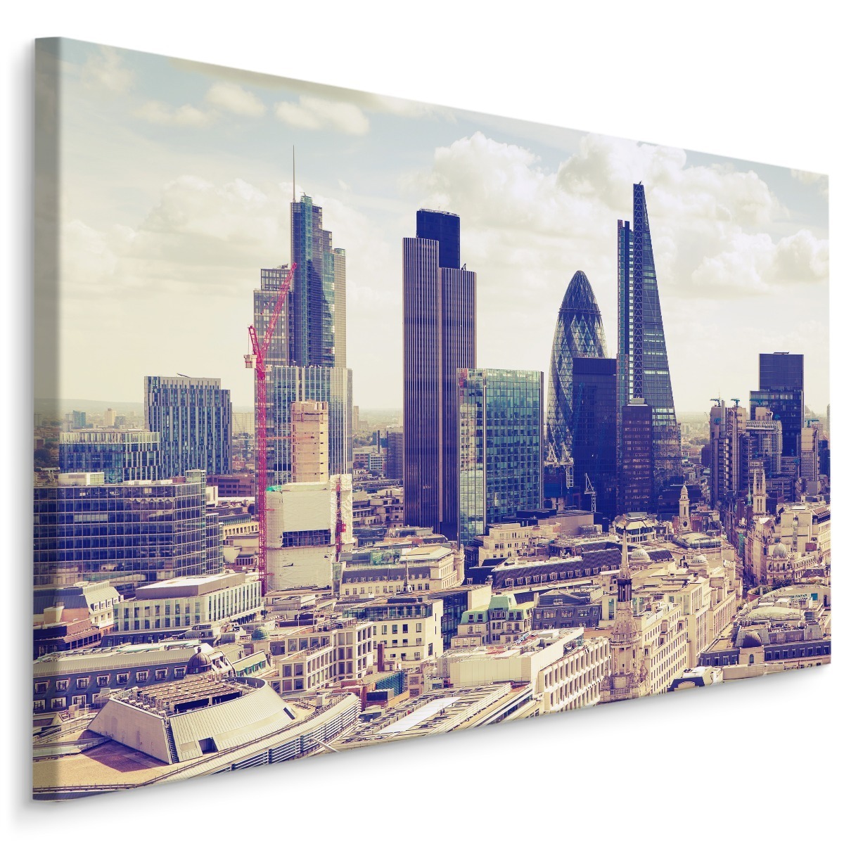 MyBestHome BOX Plátno Pohled Na Moderní Londýnskou Čtvrť Varianta: 90x60