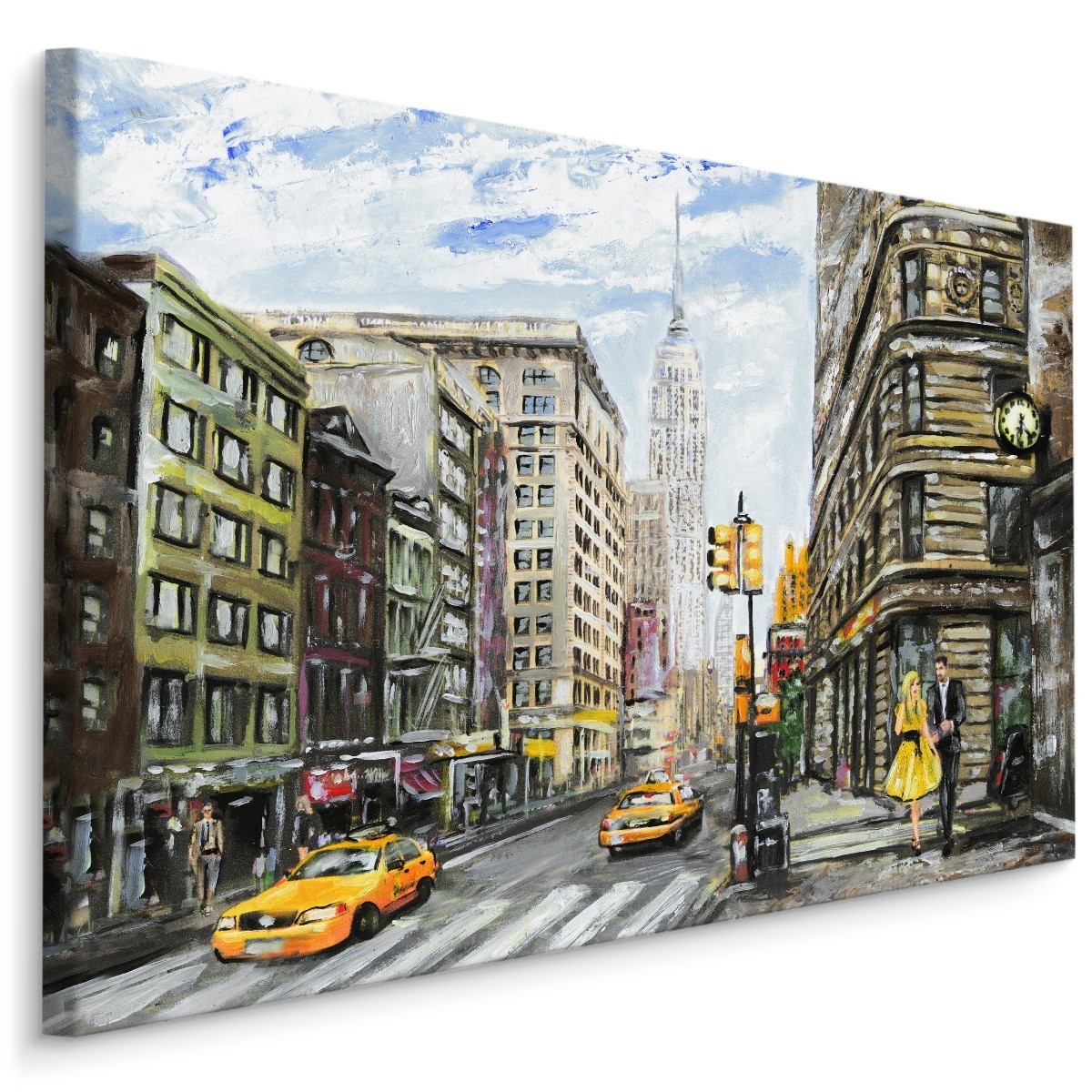 MyBestHome BOX Plátno Newyorská Ulice II. Varianta: 90x60