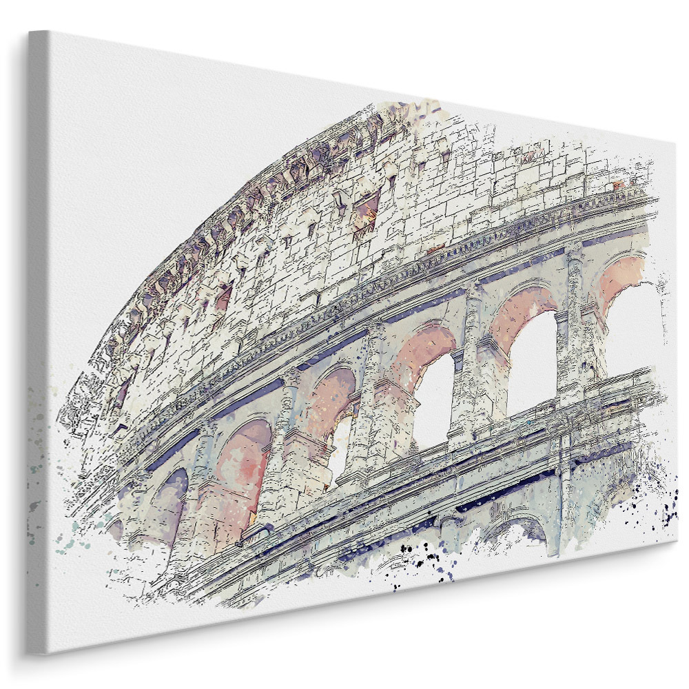 MyBestHome BOX Plátno Římské Koloseum Jako Malované Varianta: 90x60
