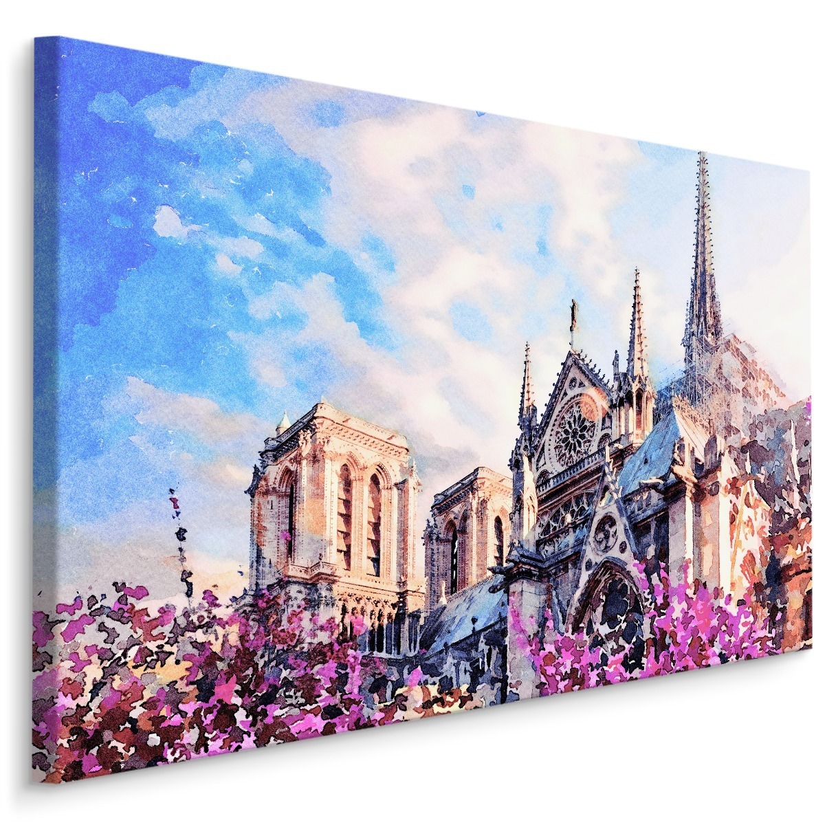 MyBestHome BOX Plátno Katedrála Notre Dame ART Varianta: 90x60