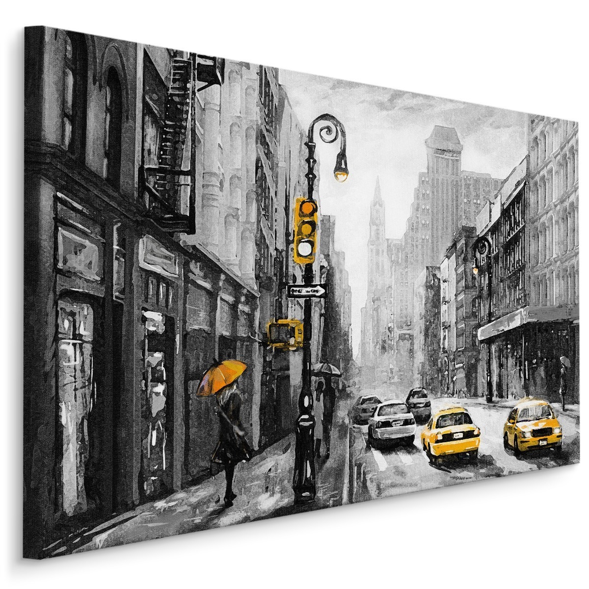 MyBestHome BOX Plátno Pohled Na New York Street Varianta: 90x60
