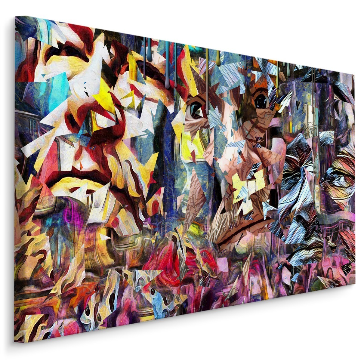 MyBestHome BOX Plátno Barevné Futuristické Abstrakce Varianta: 90x60