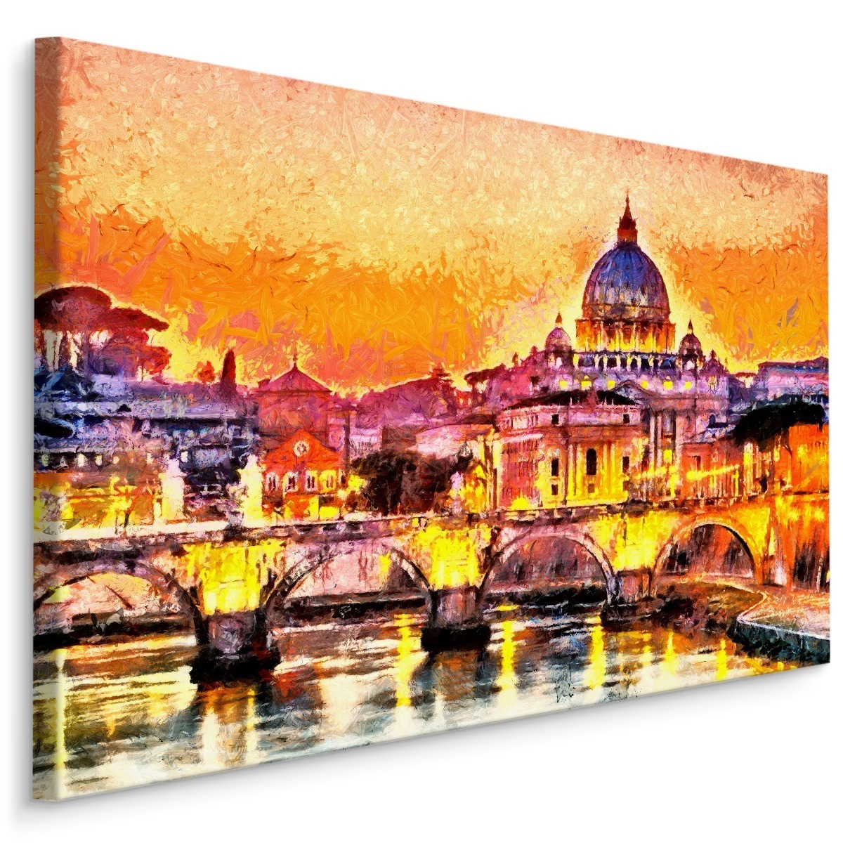MyBestHome BOX Plátno Svatý Petr Ve Vatikánu Jako Malovaný Varianta: 90x60