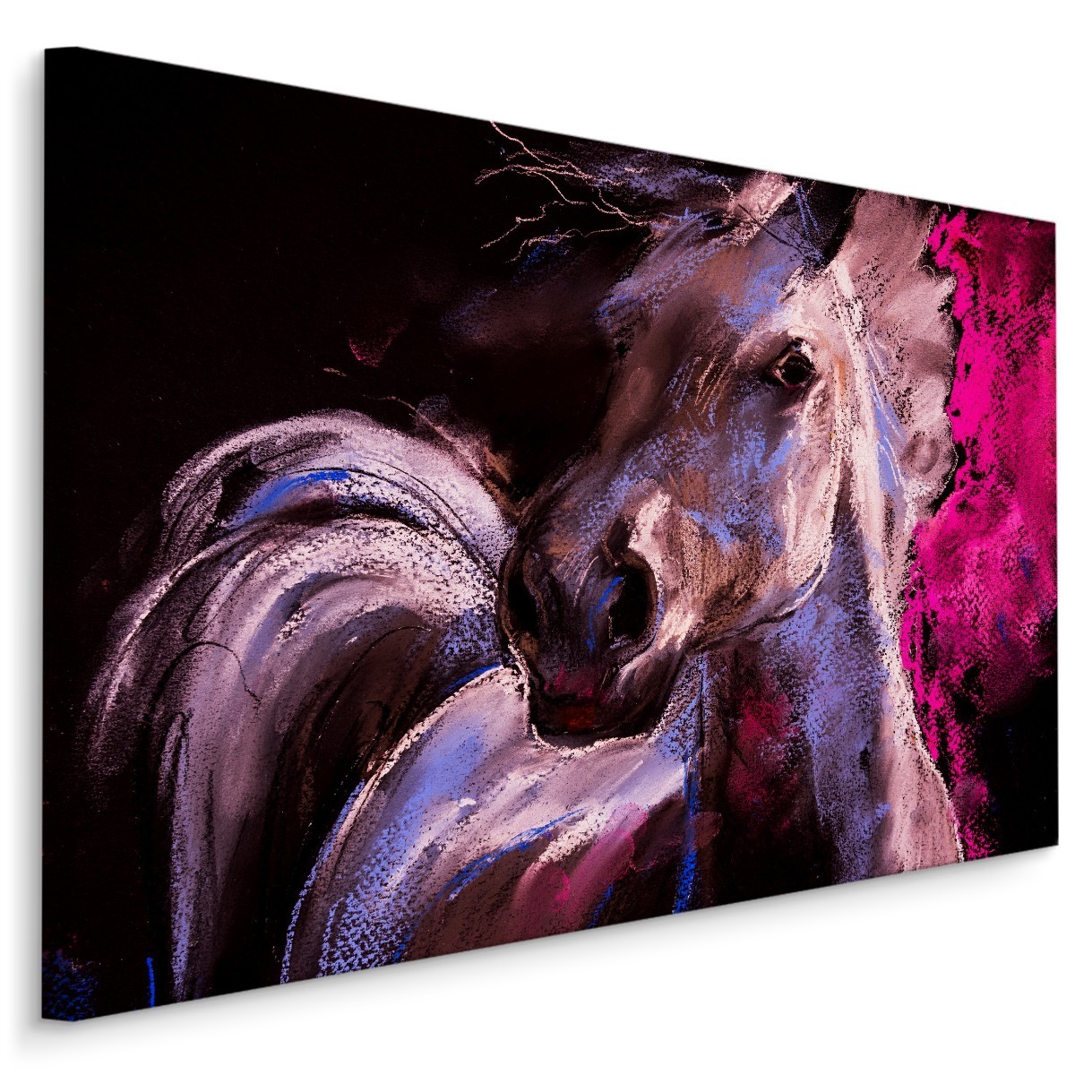 MyBestHome BOX Plátno Kůň V Pastelových Barvách Varianta: 90x60