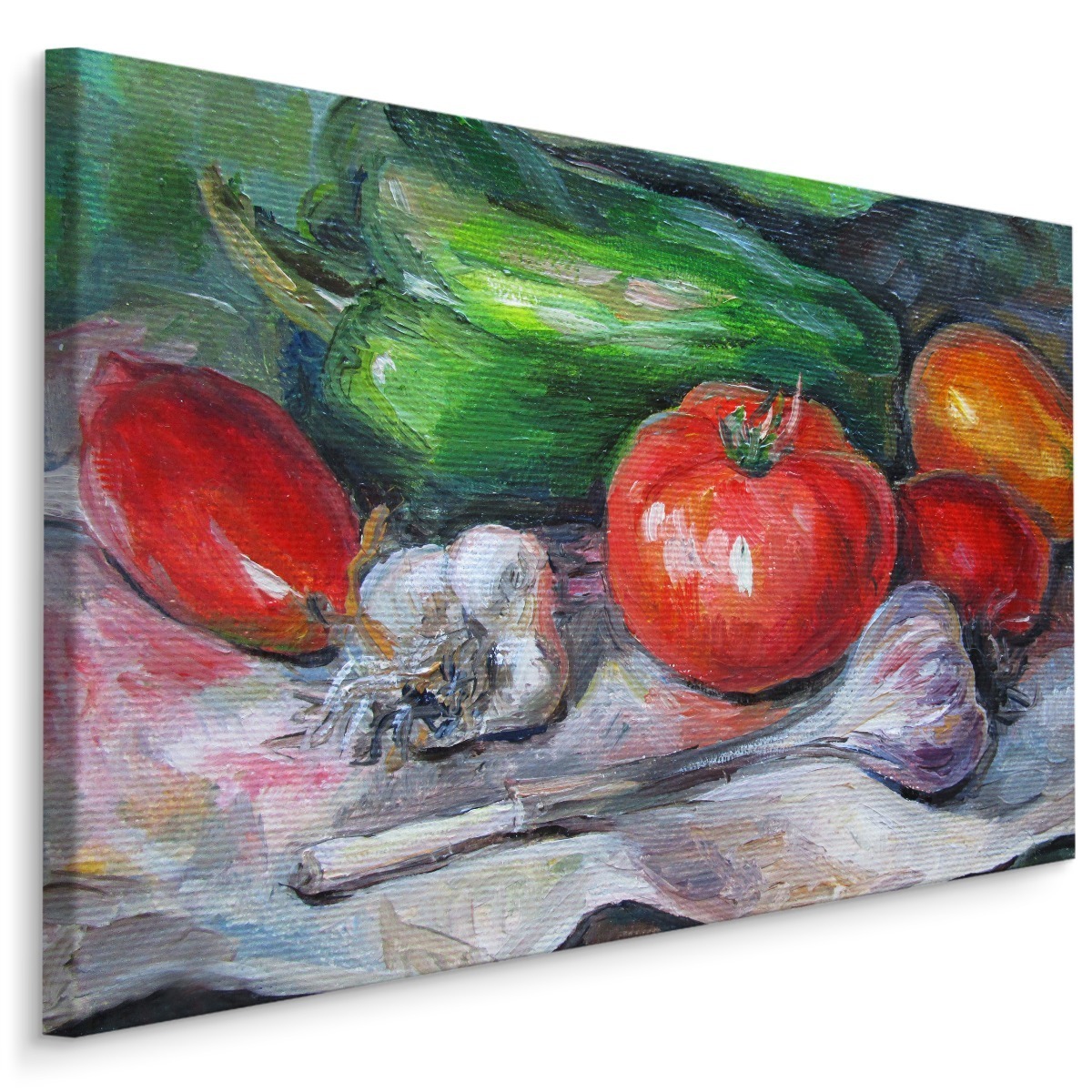 MyBestHome BOX Plátno Malované Zátiší Se Zeleninou Varianta: 90x60