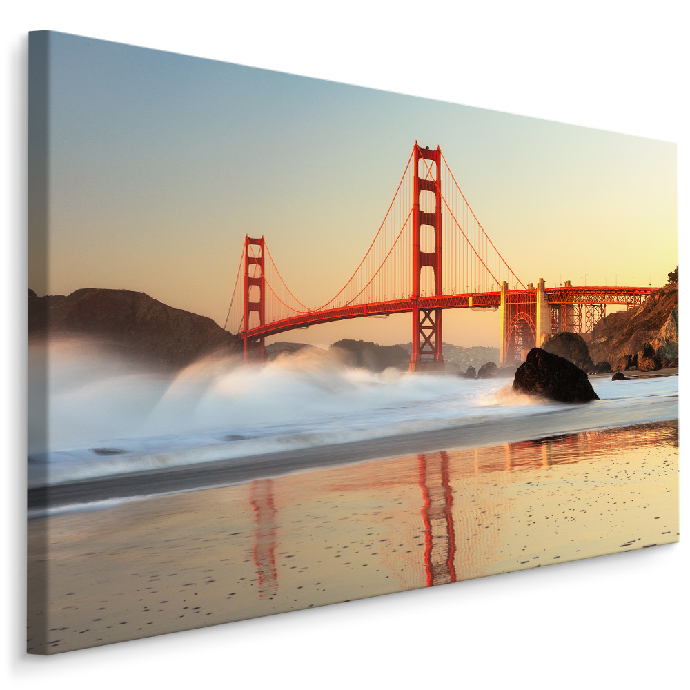 MyBestHome BOX Plátno Golden Gate Bridge, San Francisco III. Varianta: 70x50