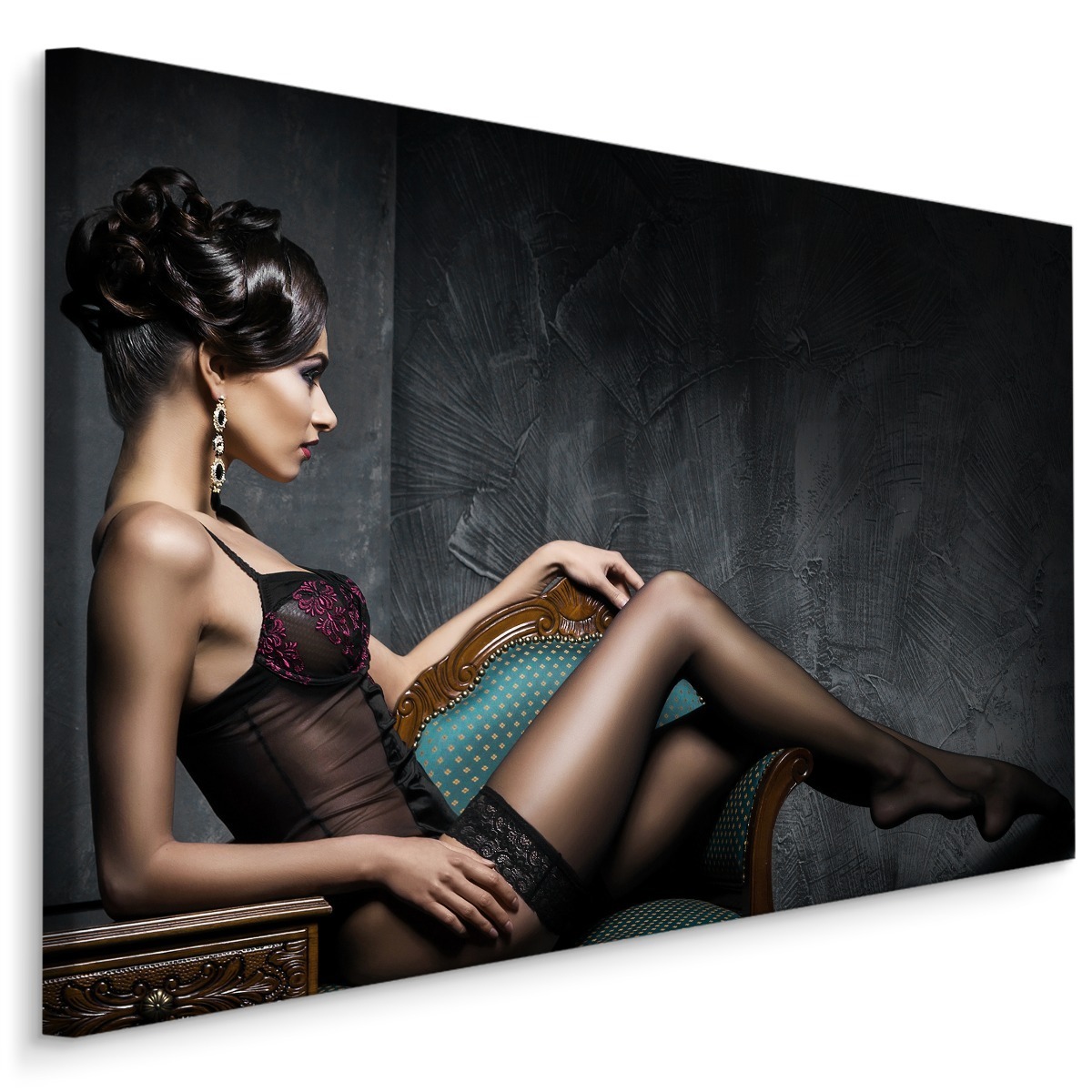 MyBestHome BOX Plátno Women in Black Varianta: 30x20