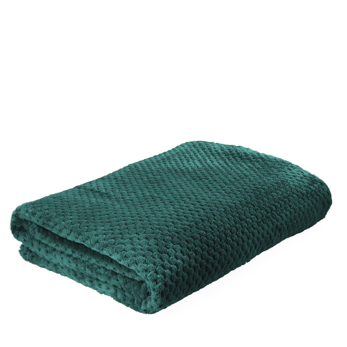 Mikrovláknová deka s jemným vzorem NOA zelená 150x200 cm Homla
