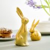 Velikonoční figurka | MAX | zlatý zajíček | 9x6x21 cm | ES23 845166