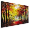 Plátno Lesní Krajina V Barvách Podzimu II.