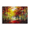 Plátno Lesní Krajina V Barvách Podzimu II.