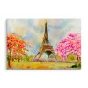 Plátno Eiffelova Věž Mezi Barevnými Stromy II.