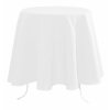 Kulatý ubrus na stůl NELSON bílá, Ø 180 cm France