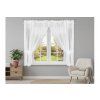 Dekorační krátká záclona s řasící páskou SANDRA bílá 400x155 cm MyBestHome  CENA JE ZA PRAVÝ A LEVÝ ŠÁL