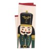 Sada vánočních kuchyňských utěrek | NUTCRACKER | s louskáčkem - bavlna| 2*45x65 cm | 832982  Cena za 2 kusy v balení