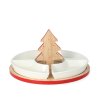 Vánoční servírovací prkénko | TROEL | kulaté s miskami a vánočním stromkem 4ks | 804910
