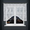 Dekorační oblouková krátká záclona na žabky RENATA 130 bílá 300x130 cm MyBestHome