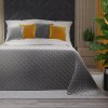 Přehoz na postel QUIDO šedá 220x240 cm Mybesthome