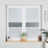 Dekorační metrážová vitrážová záclona EMILA bílá výška 50 cm MyBestHome