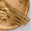 Sada příborů | FABRO | zlatá | 24 kusů | 890746  Cena za 24 kusů v balení
