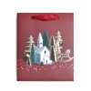 Dárková taška | CITY | městská červená | 14x27x33 | 874357