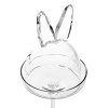 Velikonoční skleněná mísa LITTLE I. s víkem králičí ouška 12x33 cm  845098