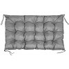 Prošívané sezení na paletu RICCO color 23 šedá 120x80 cm polstr na paletu - sedák Mybesthome
