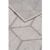 Venkovní vzorovaný koberec - běhoun EXPRESS HEXAGON šedá 60x100 cm Multidecor