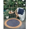 Kusový kulatý koberec JUTTA GRANAT juta Ø 100 cm Multidecor