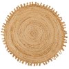 Kusový kulatý koberec JUTTA BOHO juta Ø 100 cm Multidecor