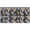 Venkovní vzorovaný koberec - běhoun SHIFT GEOMETRIA 80x150 cm Multidecor