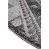 Kusový kulatý vzorovaný koberec AZTEKA šedá Ø 120 cm Multidecor