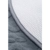 Koupelnová předložka NEW STYLE 3D tmavě šedá Ø 67 cm Multidecor