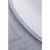 Koupelnová předložka NEW STYLE 3D světle šedá Ø 67 cm Multidecor