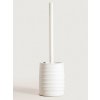 TORUS WC štětka s reliéfem bílá | 10,2x10,2x36,5 cm | 733673