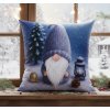 Vánoční polštář s 3D aplikací GNOMINO V. 40x40 cm Mybesthome