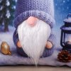 Vánoční polštář s 3D aplikací GNOMINO V. 40x40 cm Mybesthome