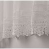 Dekorační krátká oblouková záclona s krajkou ERICA bílá 400x160 cm MyBestHome
