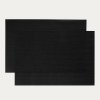 Prostírání  pod talíře | CLASIC | černé, sada 2 kusů | 30x45 cm | 761515  Cena za 2 kusy v balení
