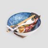 Sada na ramen | SALADO | modrá | 21 cm | 727009  + hůlky + keramická lžíce