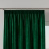 Dekorační závěs s řasící páskou VELVINO color 010 zelená šířka 140 cm x výška různé rozměry (cena za 1 kus) MyBestHome