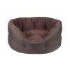 Pelíšek pro psa oválný ASPEINA COLOSSEUM hnědá velikost S, M, L