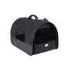 Přenosná cestovní taška pro psy do auta MILLY černá velikost M, L