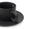 Šálek | MARIN | podšálek černý 0,2 l 885124