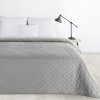 Přehoz na postel LORA stříbrná 220x240 cm Mybesthome