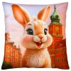 Dekorační polštář s motivem - ZAJÍČEK 40x40 cm Mybesthome