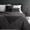 Přehoz na postel BELLA tmavě šedá 220x240 cm Mybesthome
