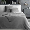 Přehoz na postel BELLA stříbrná 220x240 cm Mybesthome