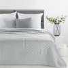 Přehoz na postel FAETANO stříbrná 220x240 cm Mybesthome
